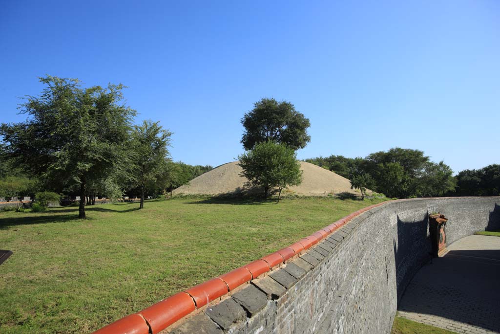 Foto, materiell, befreit, Landschaft, Bild, hat Foto auf Lager,Zhao Mausoleum (Qing) Boseong, , , , 