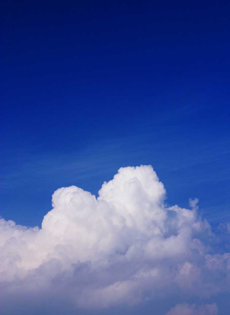 Foto, materieel, vrij, landschap, schilderstuk, bevoorraden foto,Cumulonimbus en blauw, Wolk, Blauwe lucht, Cumulonimbus, Zomer