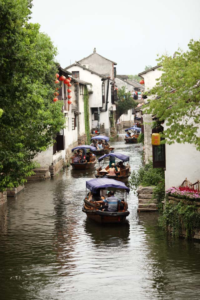 fotografia, materiale, libero il panorama, dipinga, fotografia di scorta,Zhouzhuang, , , , 