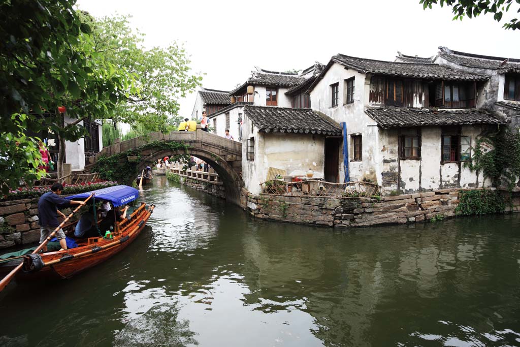 Foto, materiell, befreit, Landschaft, Bild, hat Foto auf Lager,Zhouzhuang Taiheibashi, , , , 