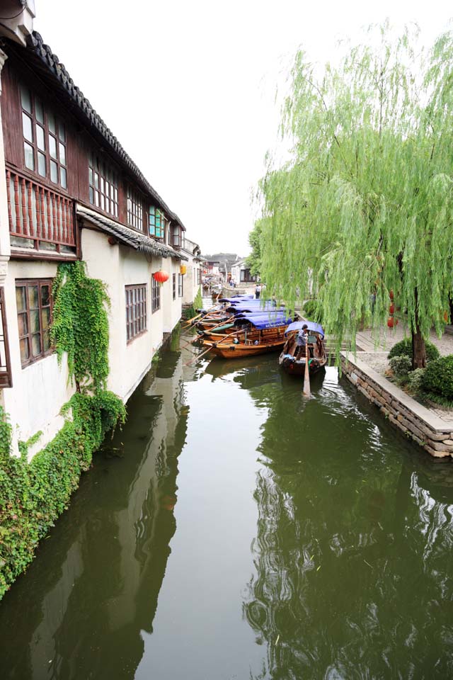 fotografia, materiale, libero il panorama, dipinga, fotografia di scorta,Zhouzhuang, , , , 