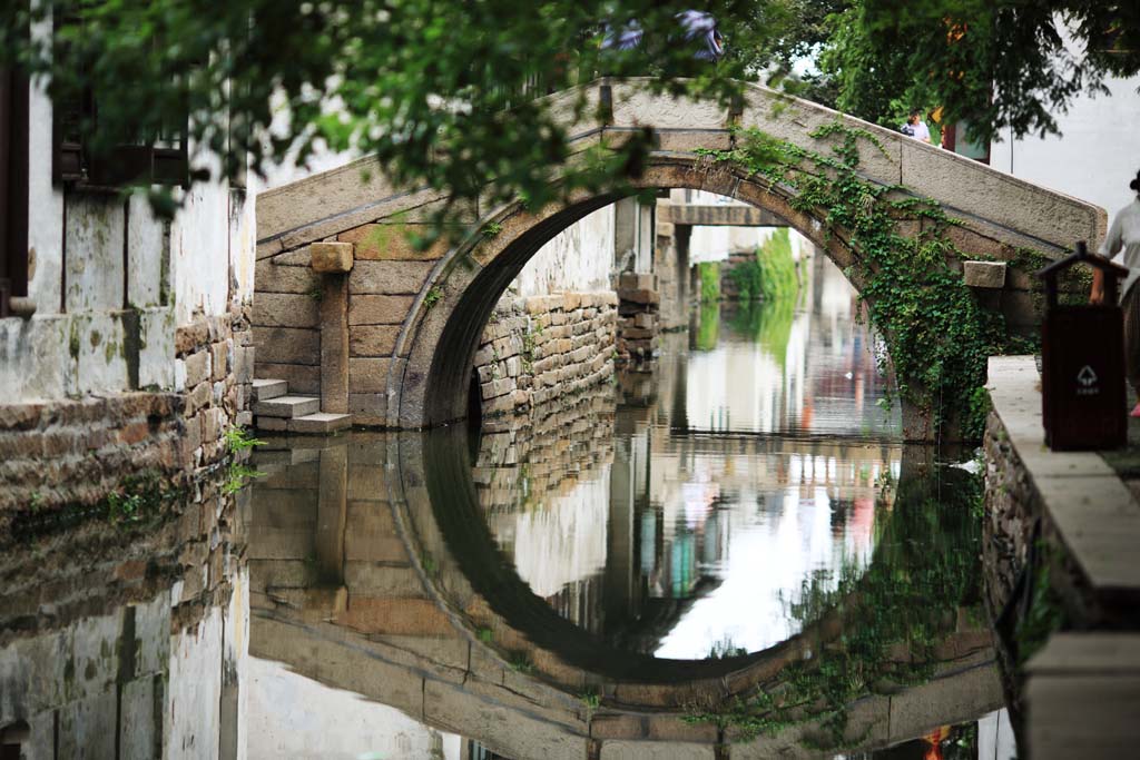 photo,material,free,landscape,picture,stock photo,Creative Commons,Zhouzhuang Hiroshikei Bridge, , , , 