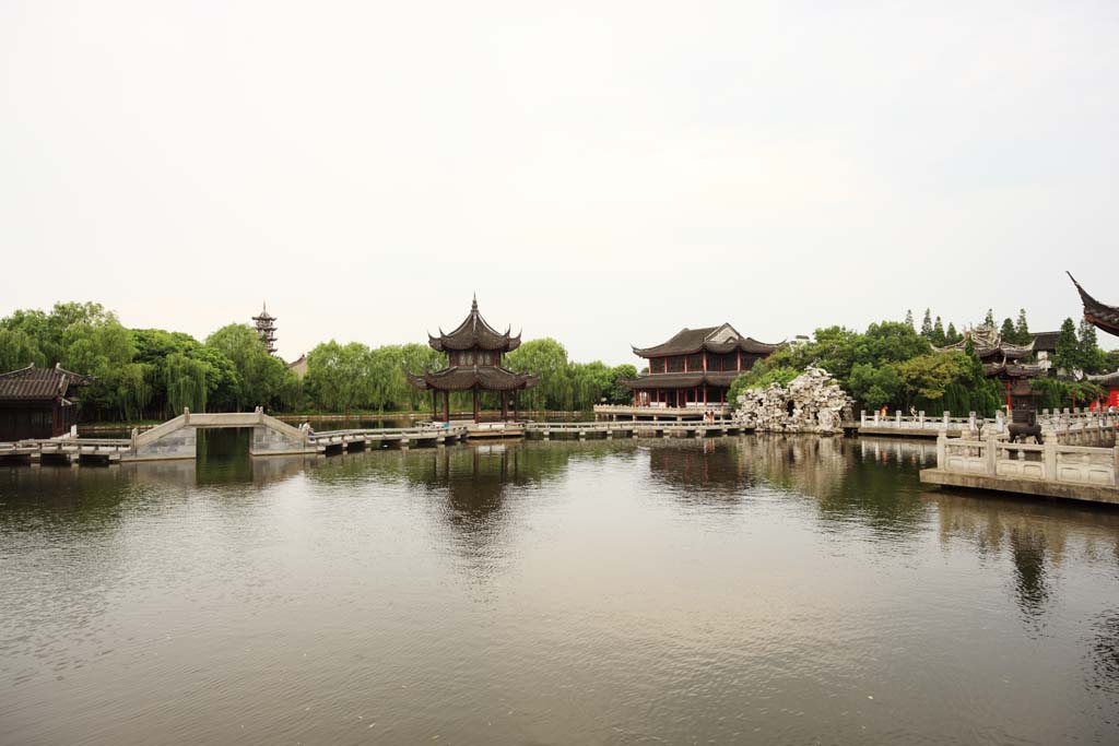 Foto, materieel, vrij, landschap, schilderstuk, bevoorraden foto,Zhouzhuang Zenfukutera, , , , 