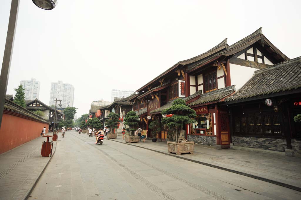 fotografia, materiale, libero il panorama, dipinga, fotografia di scorta,Wenshu Yuan Street, , , , 