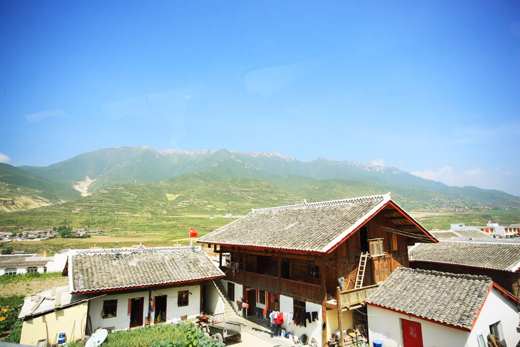 fotografia, materiale, libero il panorama, dipinga, fotografia di scorta,Paesaggio di Kawanushitera, , , , 