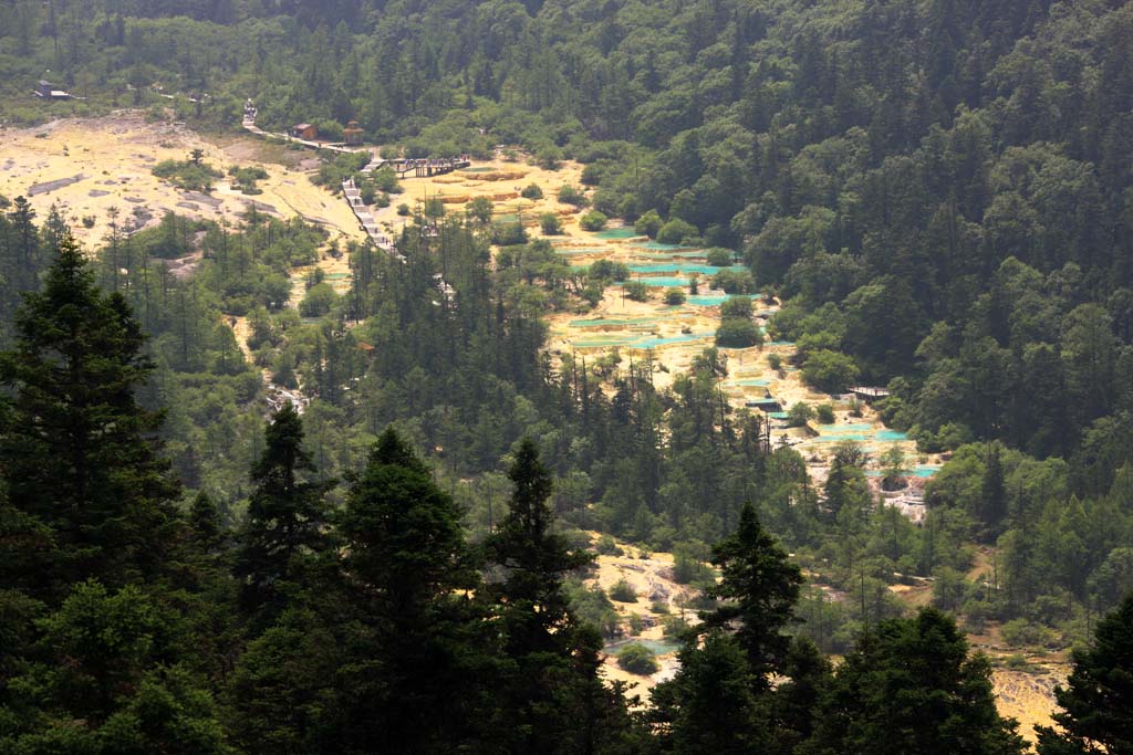 fotografia, materiale, libero il panorama, dipinga, fotografia di scorta,Huanglong ?? Irodorichi, , , , 