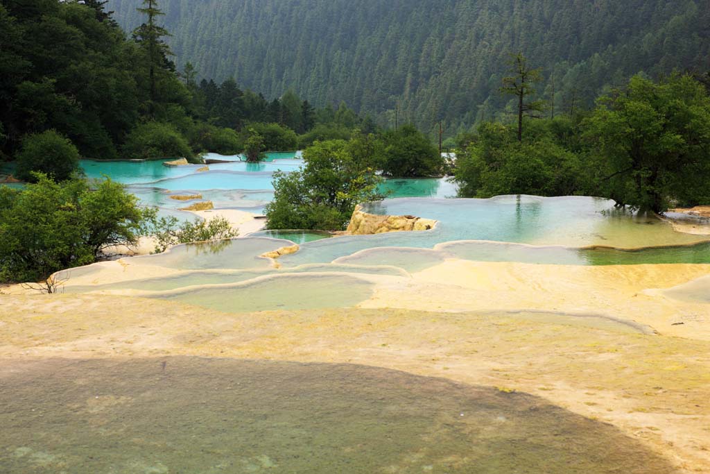 fotografia, materiale, libero il panorama, dipinga, fotografia di scorta,Huanglong ?? Irodorichi, , , , 