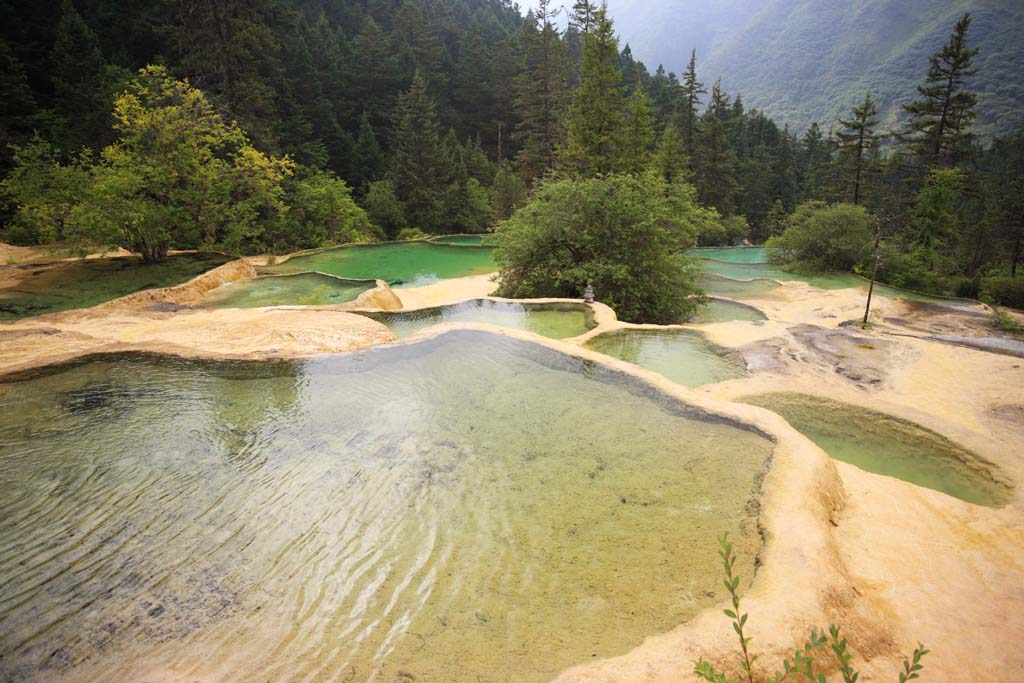 fotografia, materiale, libero il panorama, dipinga, fotografia di scorta,Huanglong Yingbin stagno, , , , 