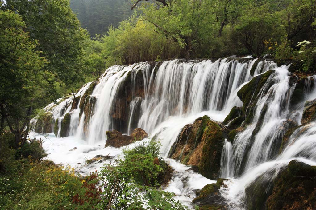 fotografia, materiale, libero il panorama, dipinga, fotografia di scorta,Jiuzhaigou TatsukiTadashi cascata, , , , 