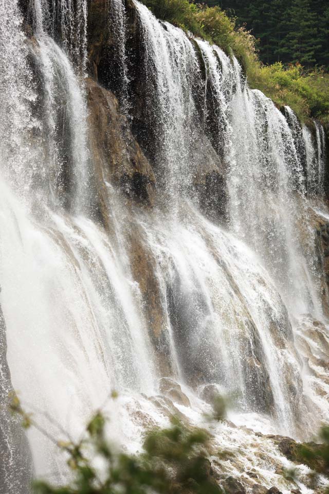 photo,material,free,landscape,picture,stock photo,Creative Commons,Jiuzhaigou Nuo Date Akira Waterfall, , , , 