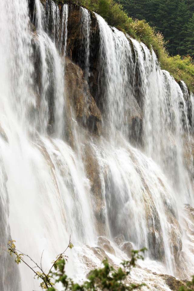 Foto, materieel, vrij, landschap, schilderstuk, bevoorraden foto,Paarden Nuo Datum Akira waterval, , , , 