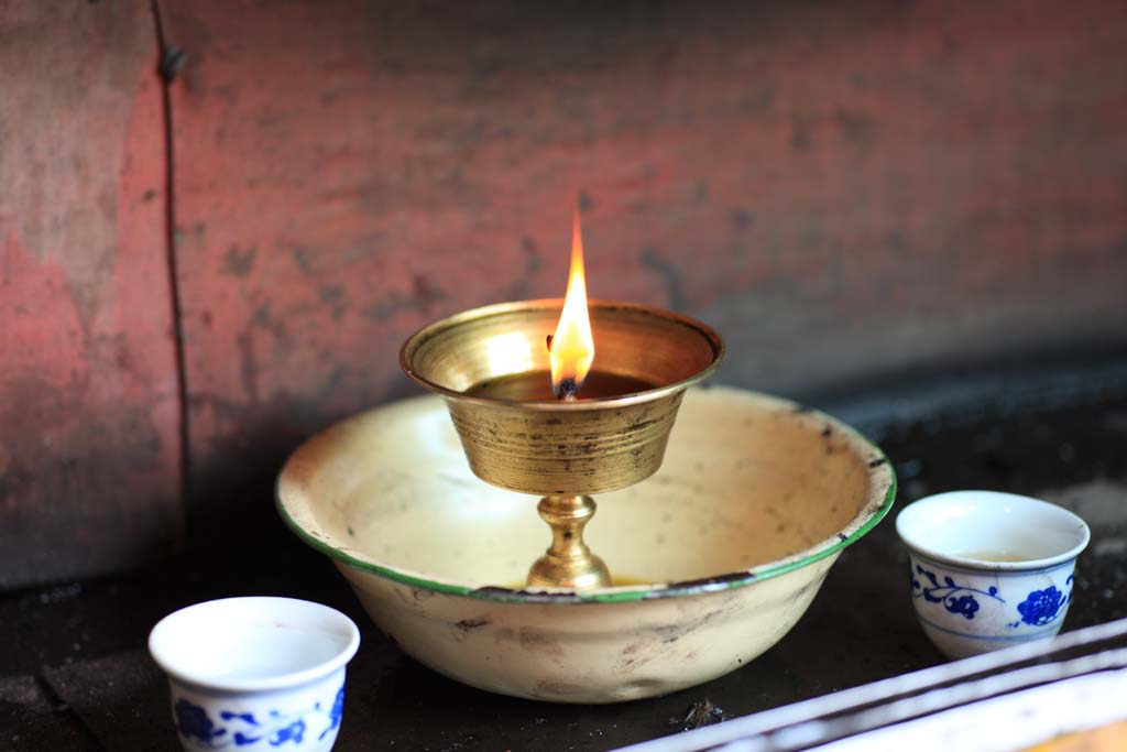 Foto, materieel, vrij, landschap, schilderstuk, bevoorraden foto,Guanyin Paviljoen olielamp, , , , 