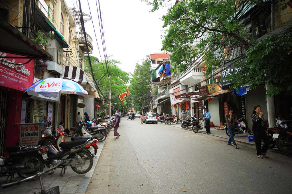 Foto, materiell, befreit, Landschaft, Bild, hat Foto auf Lager,Hanoi's Old Quarter, , , , 