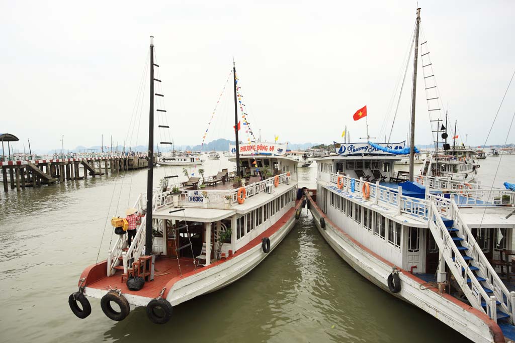 Foto, materiell, befreit, Landschaft, Bild, hat Foto auf Lager,Halong Bay, , , , 