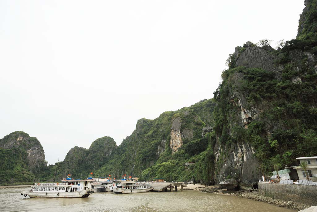 Foto, materiell, befreit, Landschaft, Bild, hat Foto auf Lager,Halong Bucht Daugo Insel, , , , 