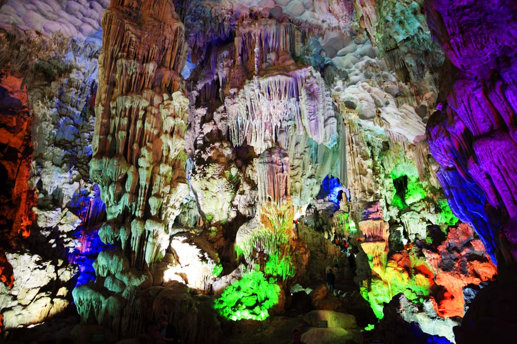 fotografia, materiale, libero il panorama, dipinga, fotografia di scorta,Baia di Halong Tien Kung grotta, , , , 