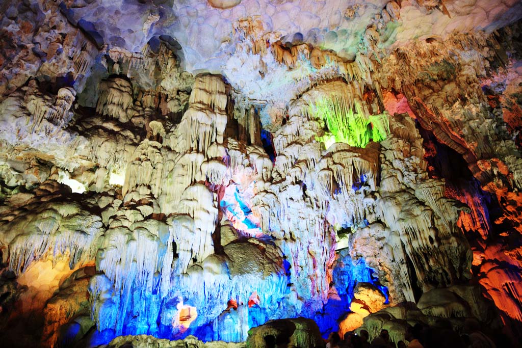 fotografia, materiale, libero il panorama, dipinga, fotografia di scorta,Baia di Halong Tien Kung grotta, , , , 