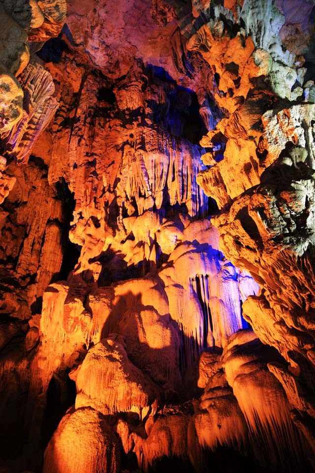 fotografia, materiale, libero il panorama, dipinga, fotografia di scorta,Baia di Halong Tien Kung grotta, , , , 