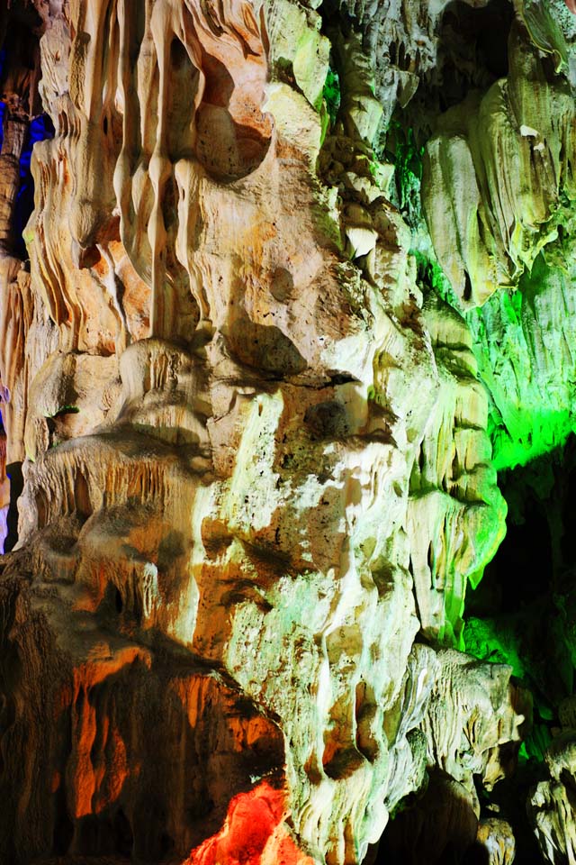 fotografia, materiale, libero il panorama, dipinga, fotografia di scorta,Baia di Halong Tien Kung grotta, , , , 