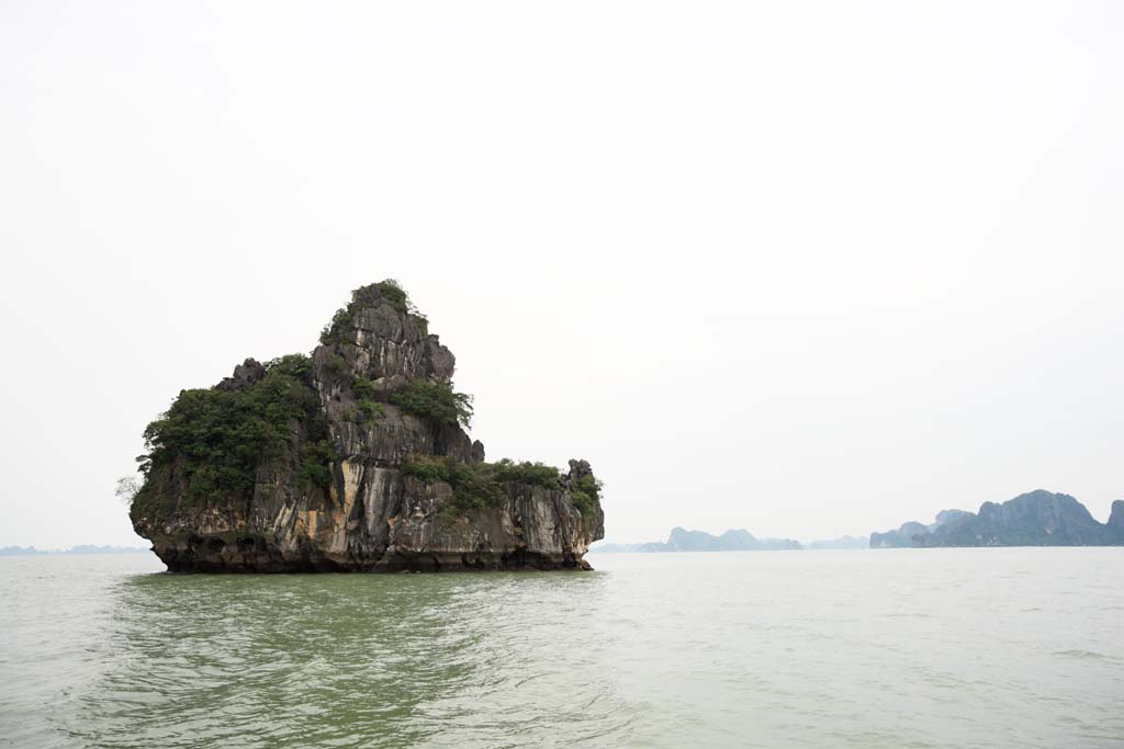 Foto, materieel, vrij, landschap, schilderstuk, bevoorraden foto,Halong Bay, , , , 