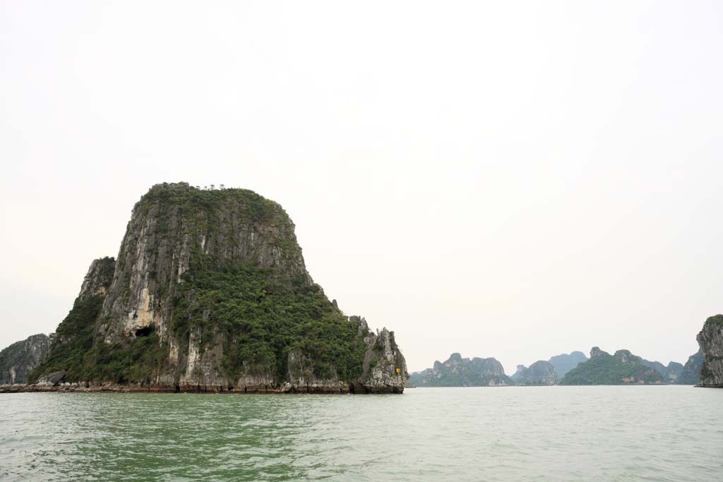 Foto, materieel, vrij, landschap, schilderstuk, bevoorraden foto,Halong Bay, , , , 