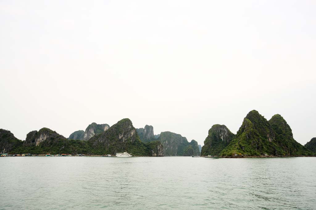 Foto, materieel, vrij, landschap, schilderstuk, bevoorraden foto,Halong Bay, , , , 