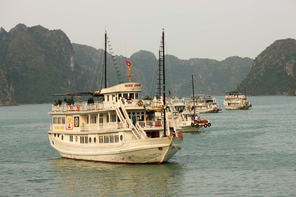 Foto, materieel, vrij, landschap, schilderstuk, bevoorraden foto,Halong Bay, , , , 