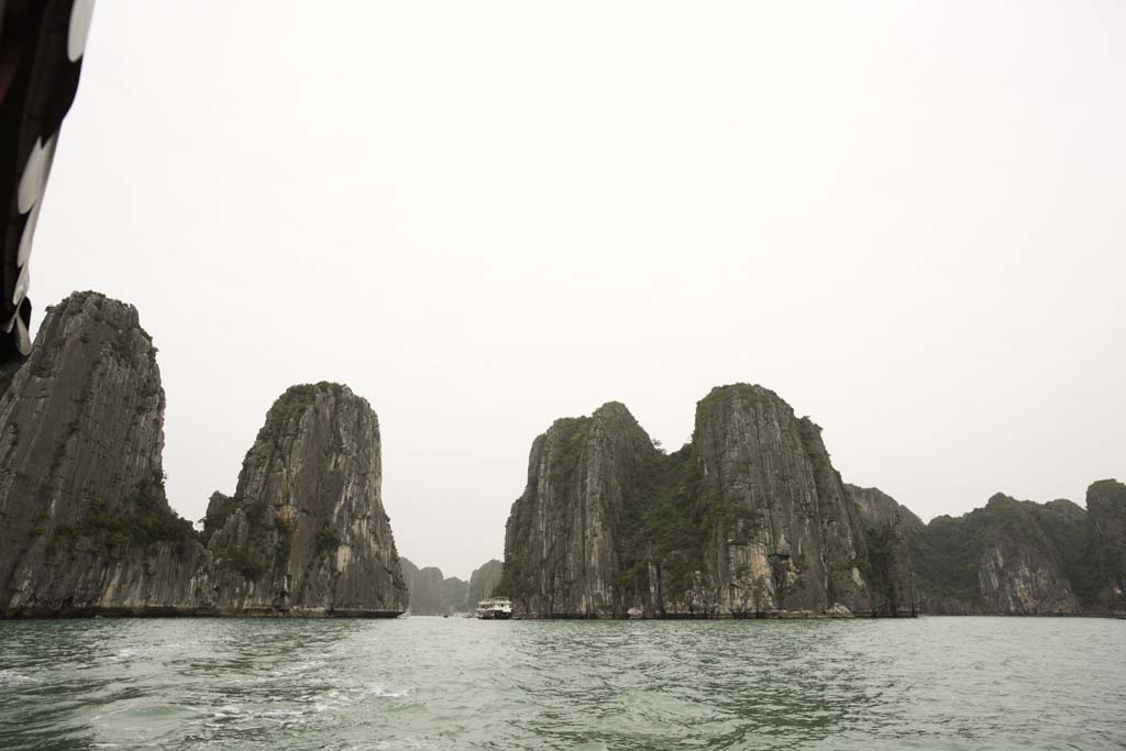 Foto, materieel, vrij, landschap, schilderstuk, bevoorraden foto,Halong Bay, , , , 