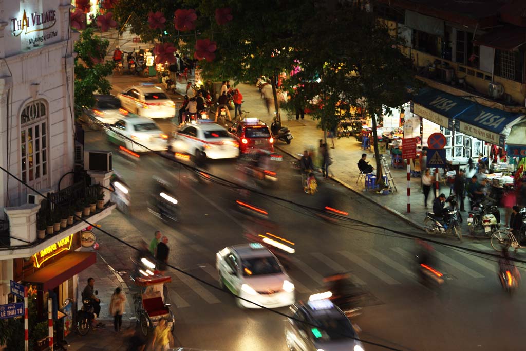 Foto, materieel, vrij, landschap, schilderstuk, bevoorraden foto,Hanoi skyline, , , , 