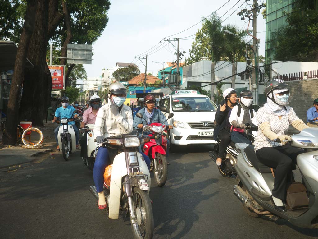 Foto, materiell, befreit, Landschaft, Bild, hat Foto auf Lager,Straen von Ho-Chi-Minh-Stadt, , , , 