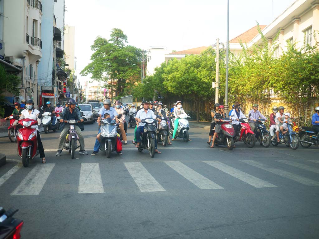 Foto, materiell, befreit, Landschaft, Bild, hat Foto auf Lager,Straen von Ho-Chi-Minh-Stadt, , , , 