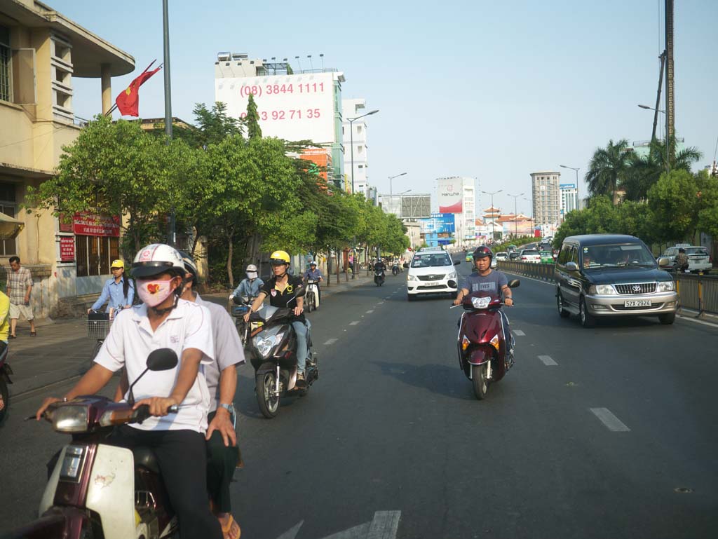 Foto, materiell, befreit, Landschaft, Bild, hat Foto auf Lager,Straen von Ho-Chi-Minh-Stadt, , , , 