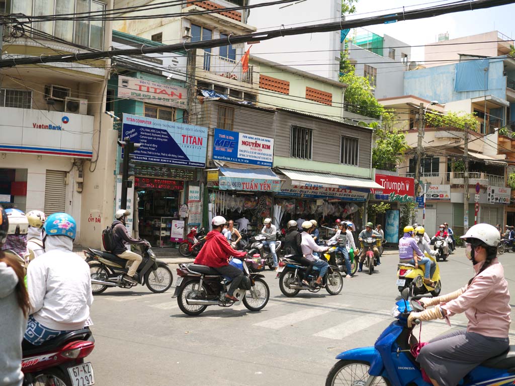 foto,tela,gratis,paisaje,fotografa,idea,Las calles de la ciudad de Ho Chi Minh., , , , 