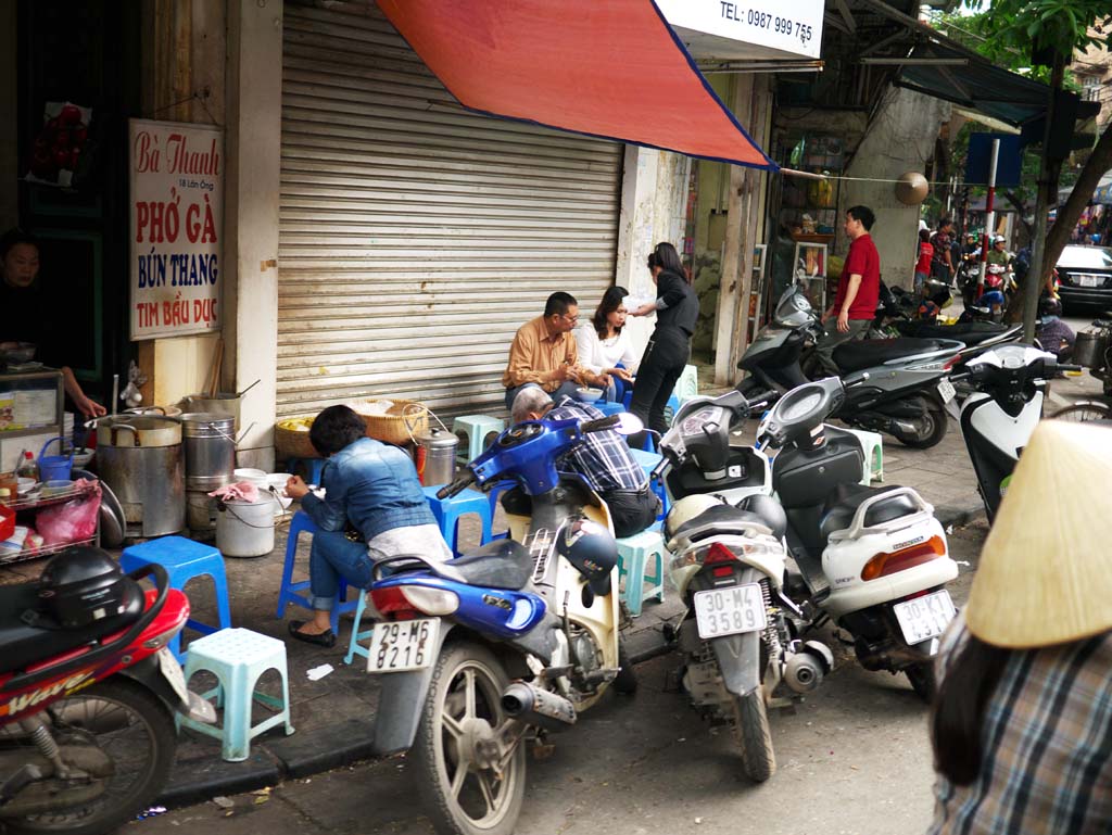 Foto, materieel, vrij, landschap, schilderstuk, bevoorraden foto,Hanoi's Old Town, , , , 