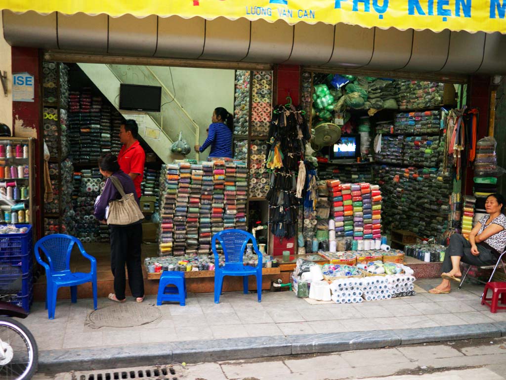 Foto, materieel, vrij, landschap, schilderstuk, bevoorraden foto,Hanoi's Old Town, , , , 