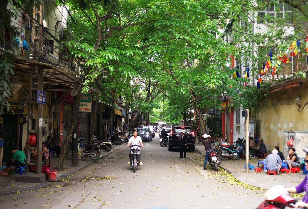 Foto, materieel, vrij, landschap, schilderstuk, bevoorraden foto,Hanoi's Old Town, , , , 