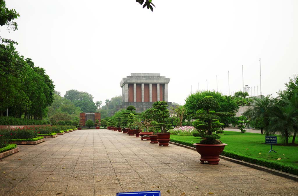 Foto, materieel, vrij, landschap, schilderstuk, bevoorraden foto,Het Ho Chi Minh Mausoleum, , , , 