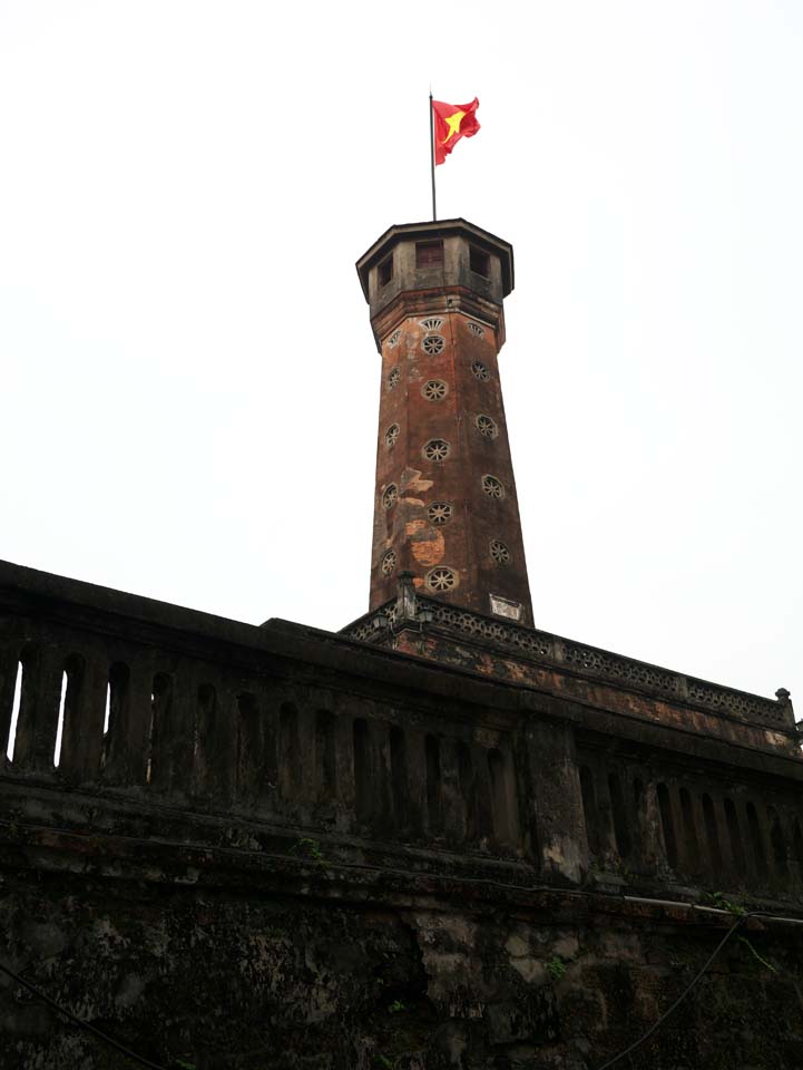 photo,material,free,landscape,picture,stock photo,Creative Commons,Thang Long ruins Flag Tower, , , , 