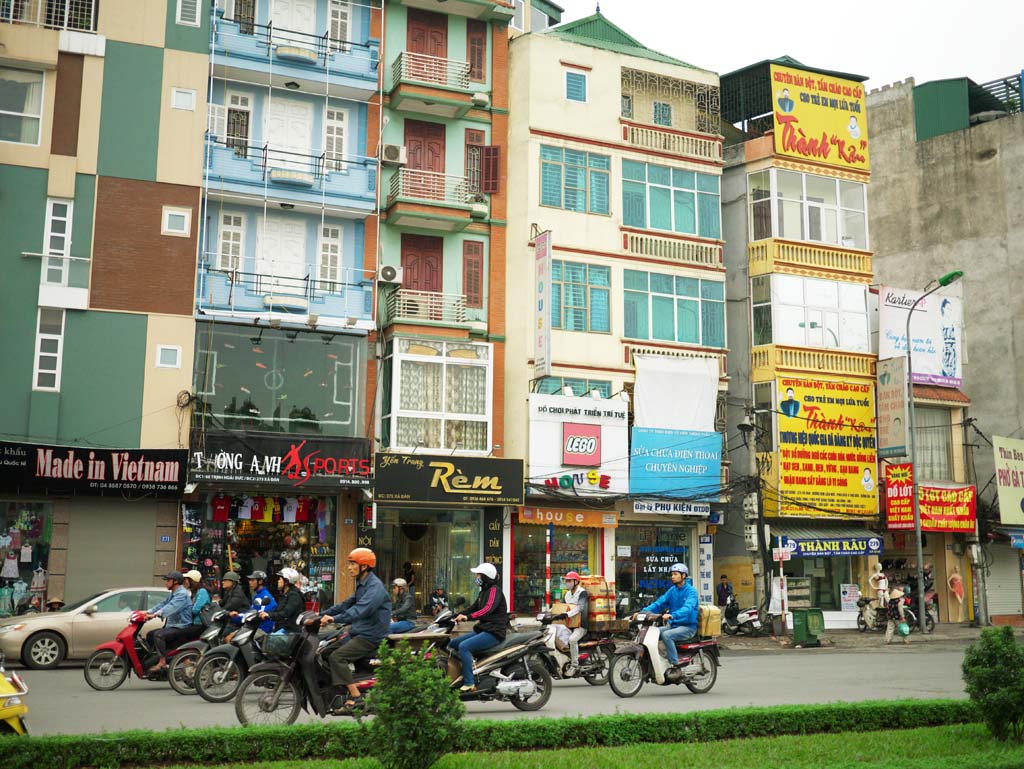 Foto, materieel, vrij, landschap, schilderstuk, bevoorraden foto,Hanoi gebouw, , , , 