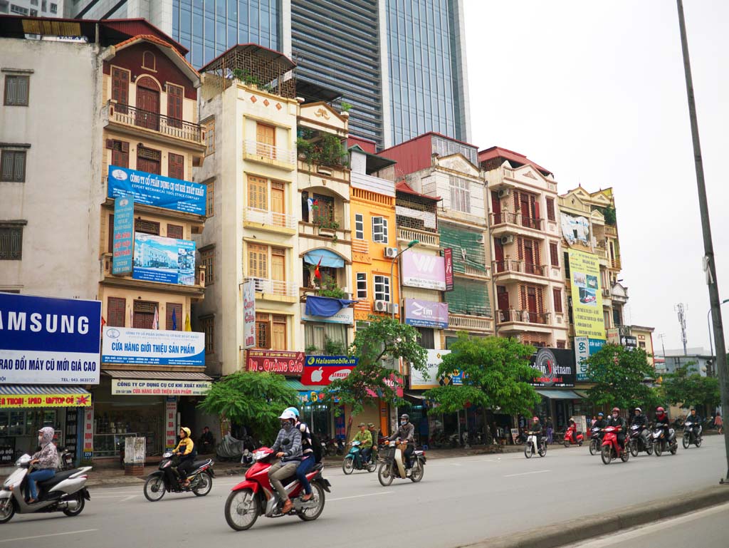 Foto, materieel, vrij, landschap, schilderstuk, bevoorraden foto,Hanoi gebouw, , , , 