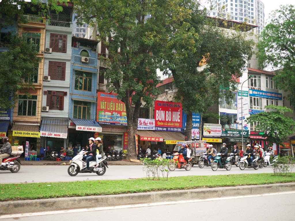 Foto, materieel, vrij, landschap, schilderstuk, bevoorraden foto,Hanoi gebouw, , , , 