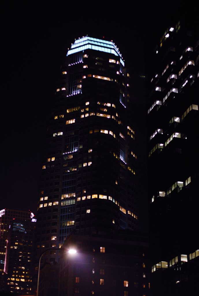 foto,tela,gratis,paisaje,fotografa,idea,Los ngeles nocturno, Edificio, Luz, Ventana, Los Angeles