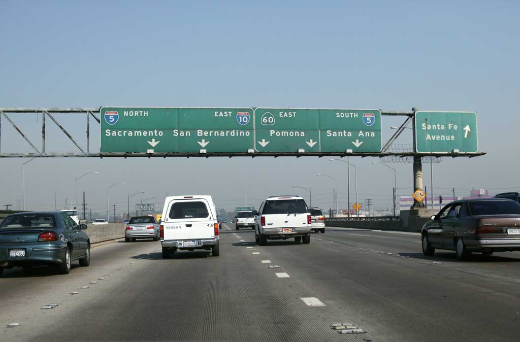 Foto, materieel, vrij, landschap, schilderstuk, bevoorraden foto,Amerikaan autoweg, Autoweg, Automobiel, , Los Angeles