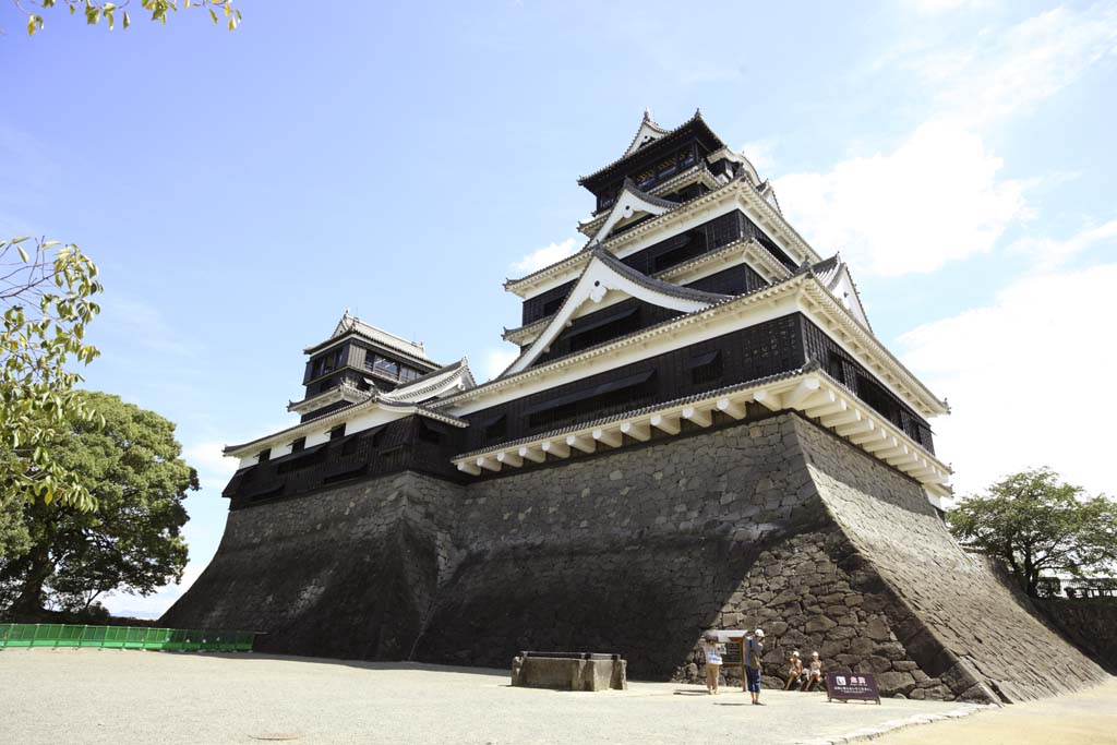 fotografia, material, livra, ajardine, imagine, proveja fotografia,Em Kumamoto Castle, , , , 