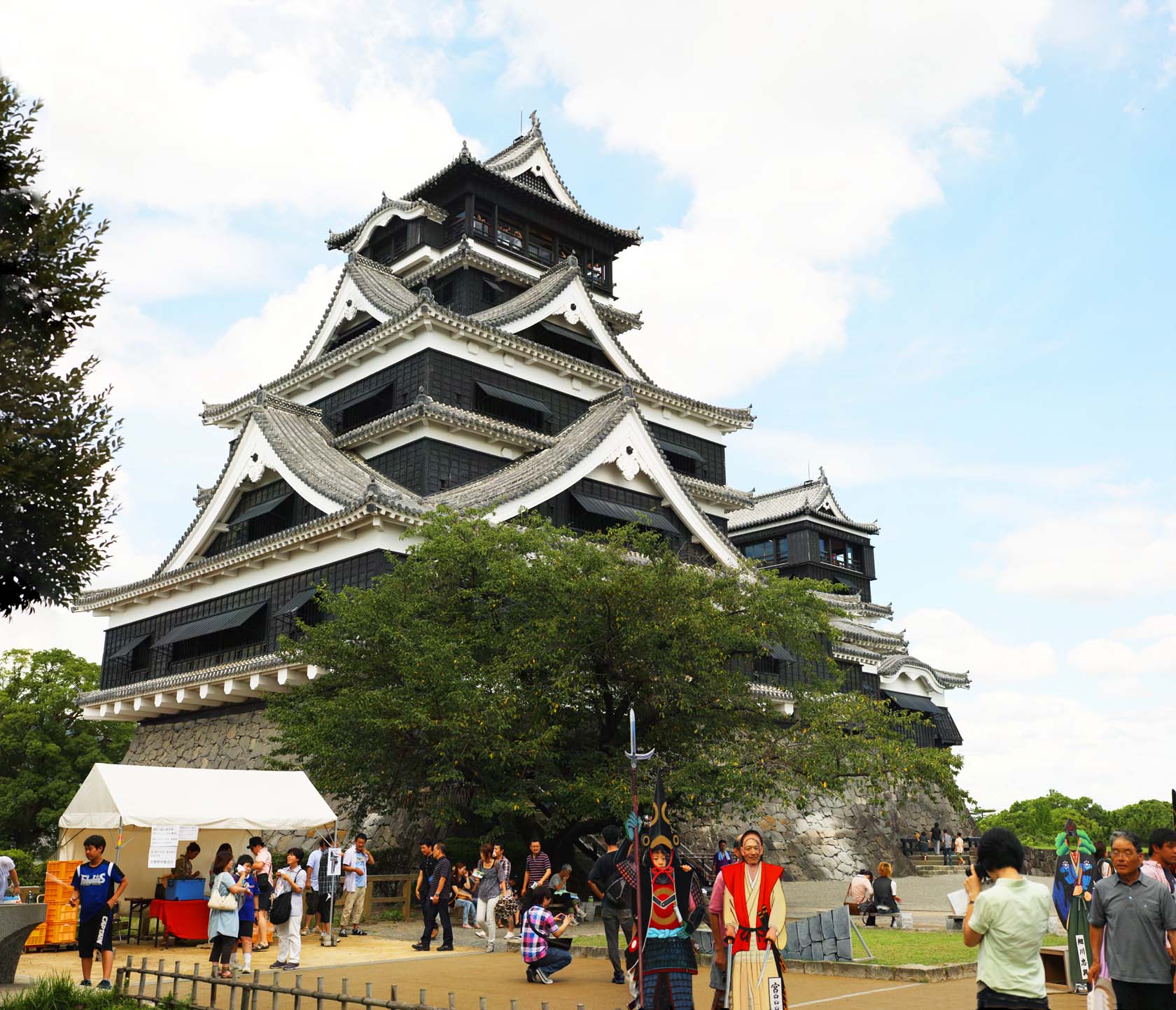 Foto, materiell, befreit, Landschaft, Bild, hat Foto auf Lager,In Kumamoto Castle, , , , 