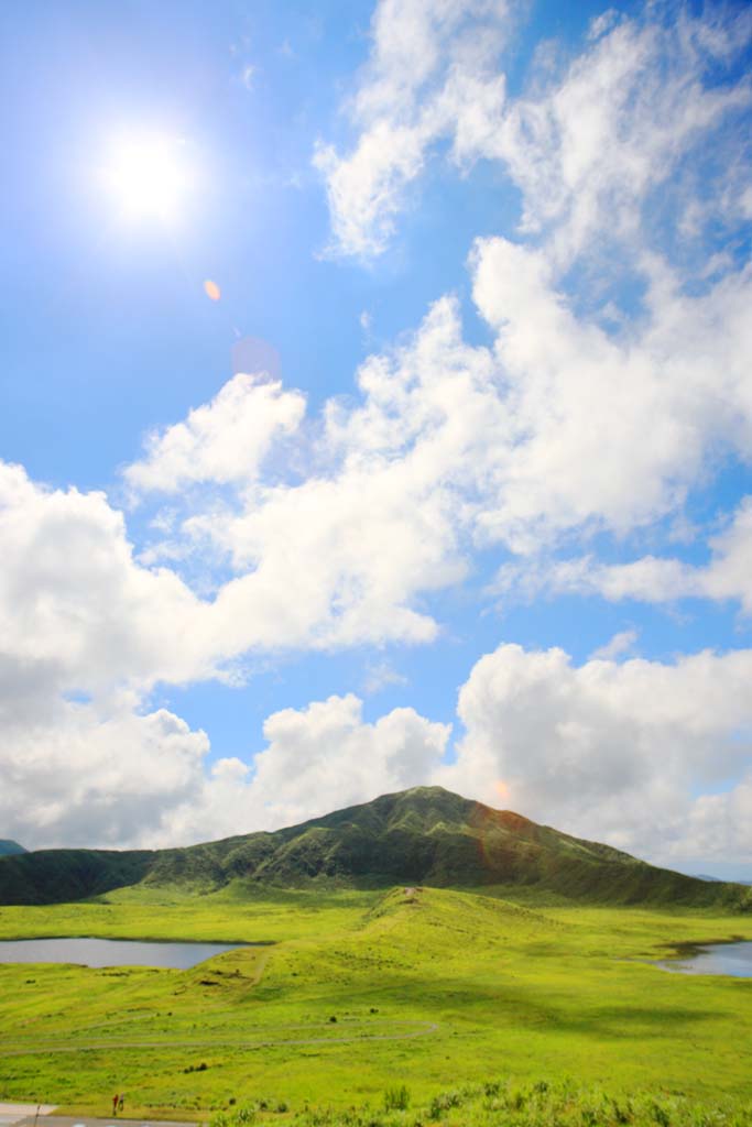 Foto, materiell, befreit, Landschaft, Bild, hat Foto auf Lager,Gras Chisato Panoramaaussicht, , , , 