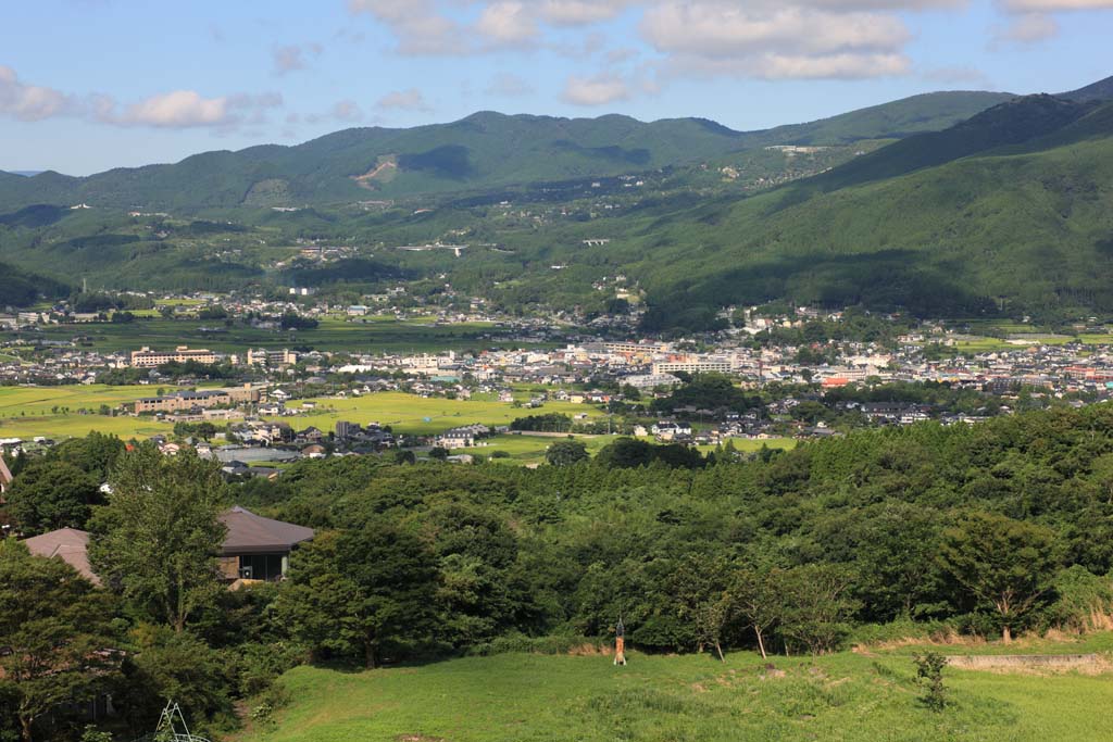 Foto, materiell, befreit, Landschaft, Bild, hat Foto auf Lager,Yufuin Onsen, , , , 