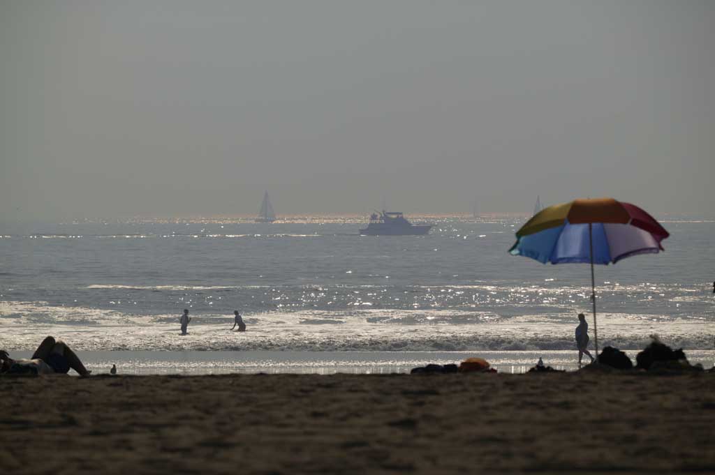 Foto, materieel, vrij, landschap, schilderstuk, bevoorraden foto,Het baden strand, Zandige kustlijn, Voetspoor, Zand, Badend strand