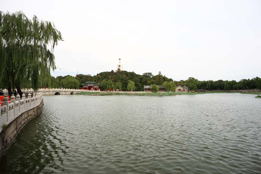 Foto, materieel, vrij, landschap, schilderstuk, bevoorraden foto,Beihai Park, , , , 