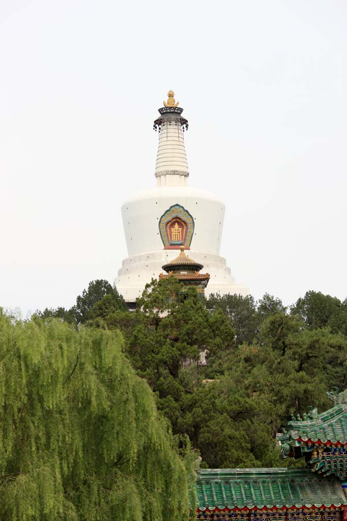 Foto, materiell, befreit, Landschaft, Bild, hat Foto auf Lager,Beihai Park White Tower, , , , 